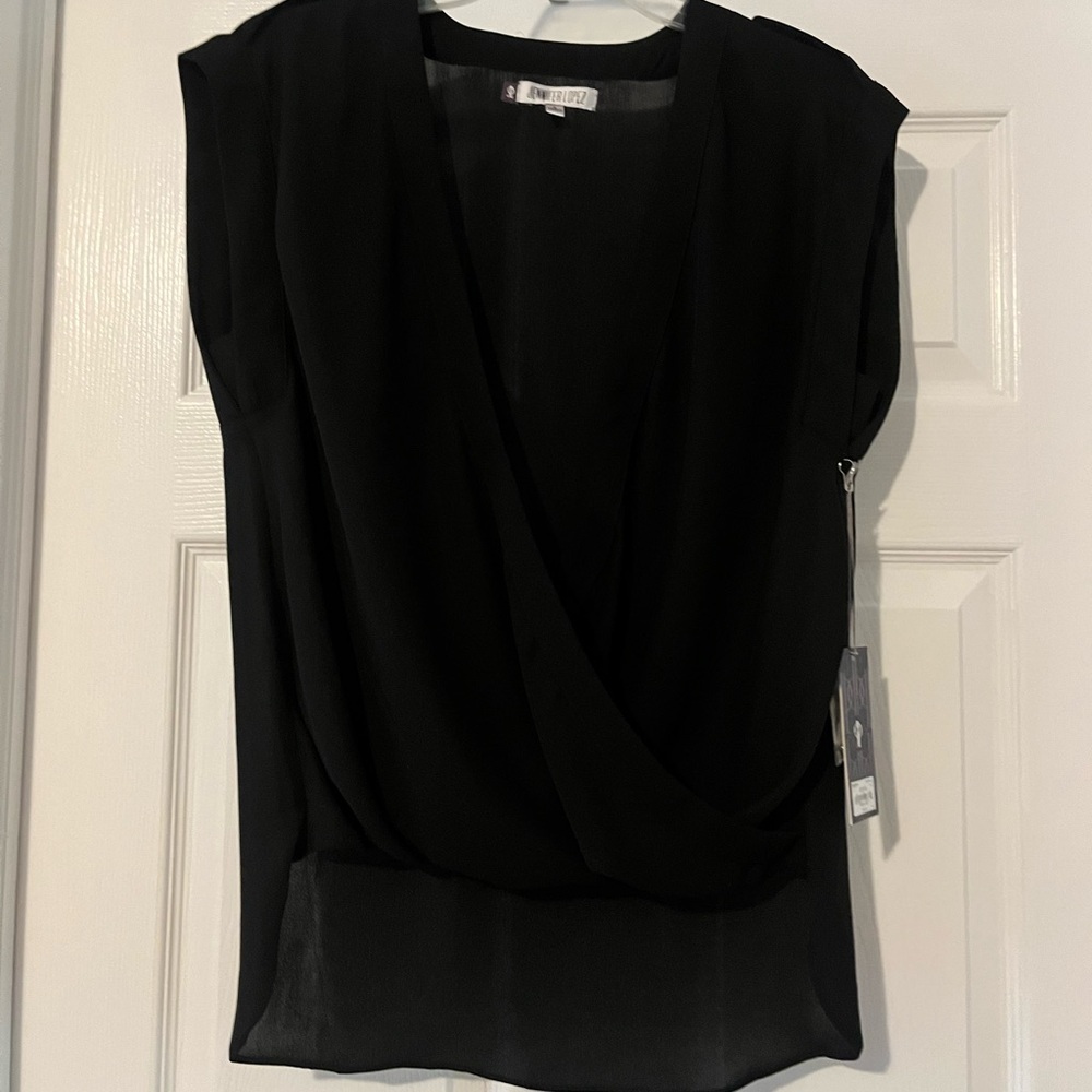 Jennifer Lopez Black Blouse size - S